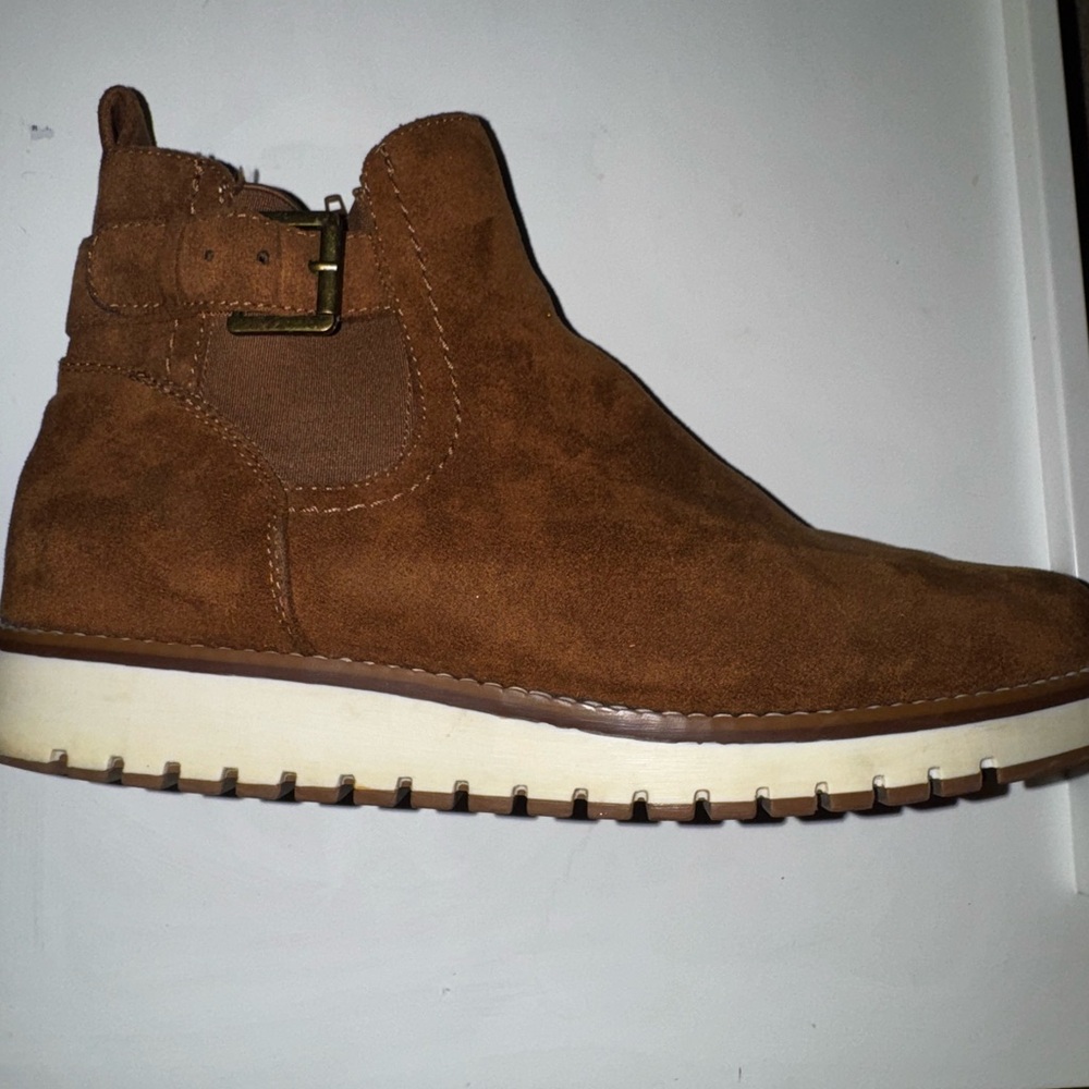 Kohl's Sonoma Women's Brown Ankle Boots Size 8.5 EUC